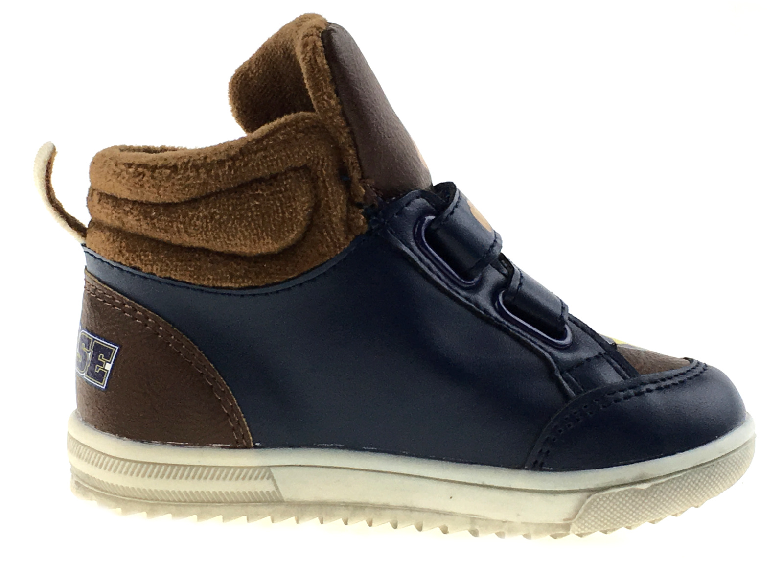 fur lined high top trainers